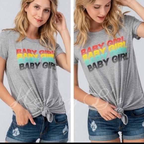Baby Girl Graphic Tee - Picture 1 of 8